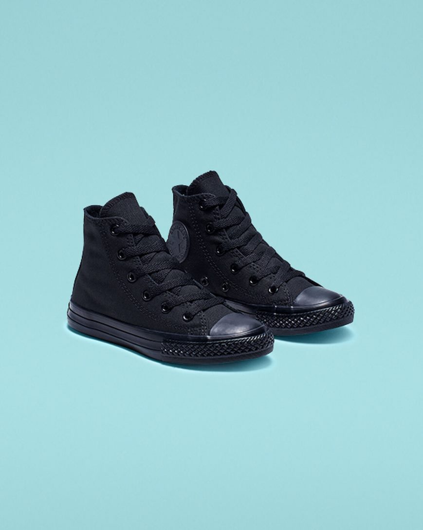 Zapatillas Altas Converse Chuck Taylor All Star Classic Niña Negras | PE 048LW7